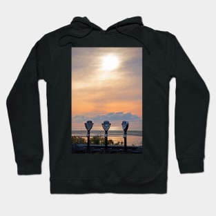 Don't look directly into the sun Chatham MA Cape Cod Trio Hoodie